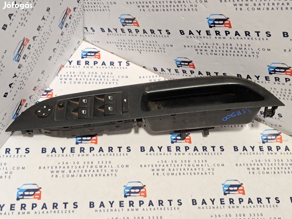 BMW E60 E61 bal első ablakemelő kapcsoló ajtóbehúzó fogantyú kapaszko