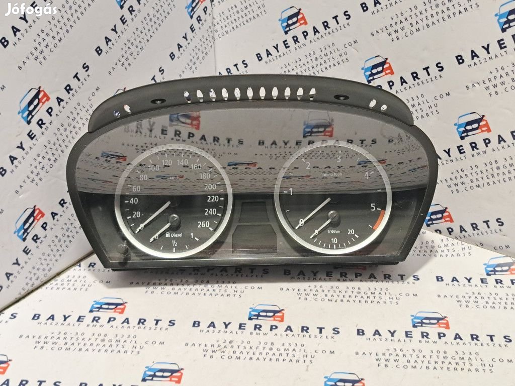 BMW E60 E61 diesel óra óracsoport műszeregység