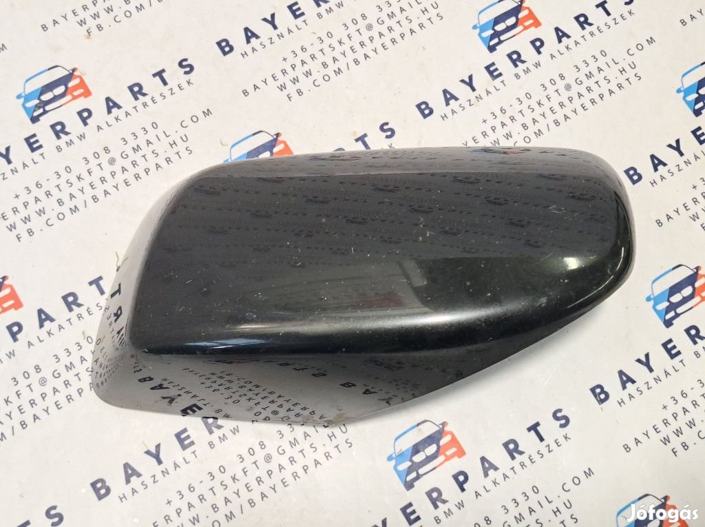 BMW E60 E61 sedan touring fekete jobb visszapillantó tükör burkolat b