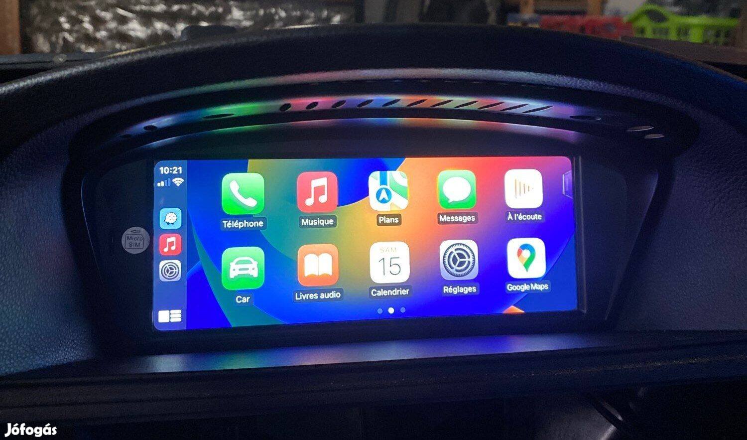 BMW E60 E90 Android Multimédia Apple Carplay Bluetooth WiFi GPS USB