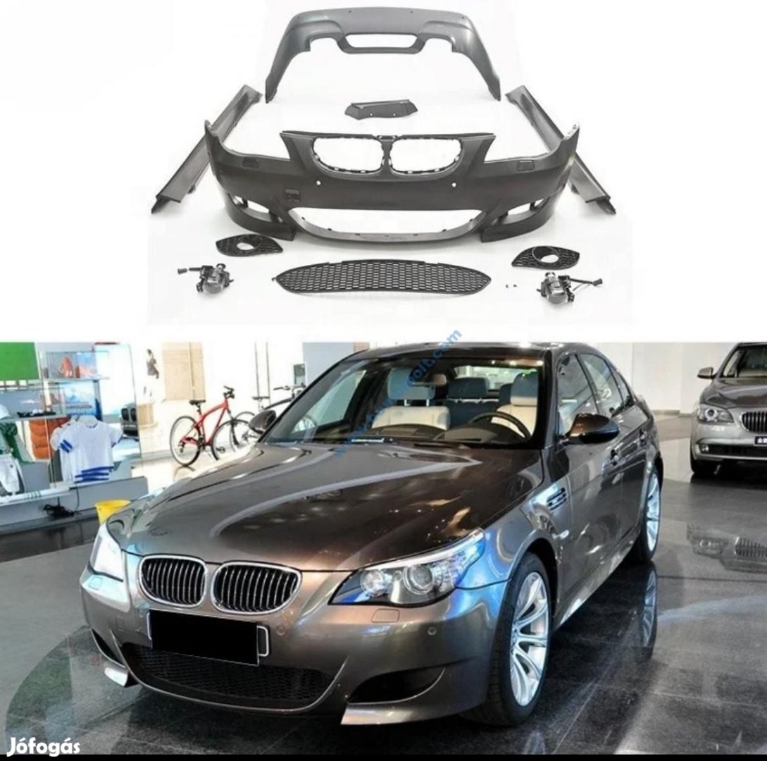 BMW E60 LCI M5 lökhárító készlet, kipufogó rendszerrel