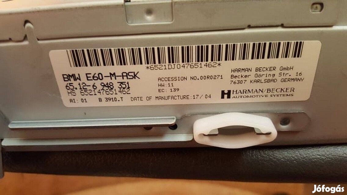 BMW E60 M-ASK fejegység 65.126948351
