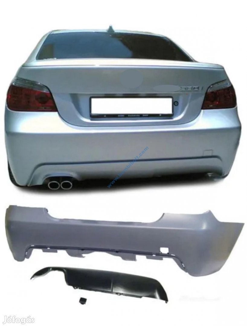 BMW E60 M tech (M packet) szedán hátsó lökhárító 2003-2011