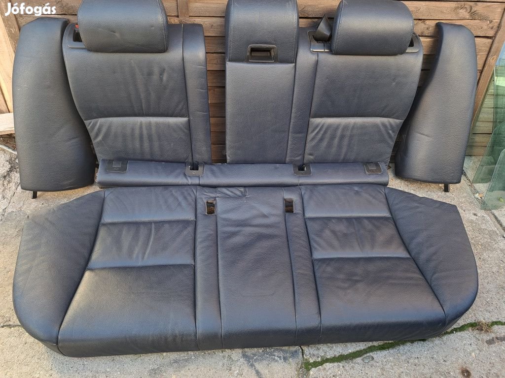 BMW E61 touring kék bőr hátsó ülés ülőlap