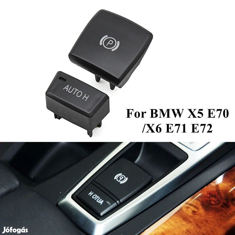 BMW E70 E71 kézifék kapcsoló, kézifék gomb 61319148508
