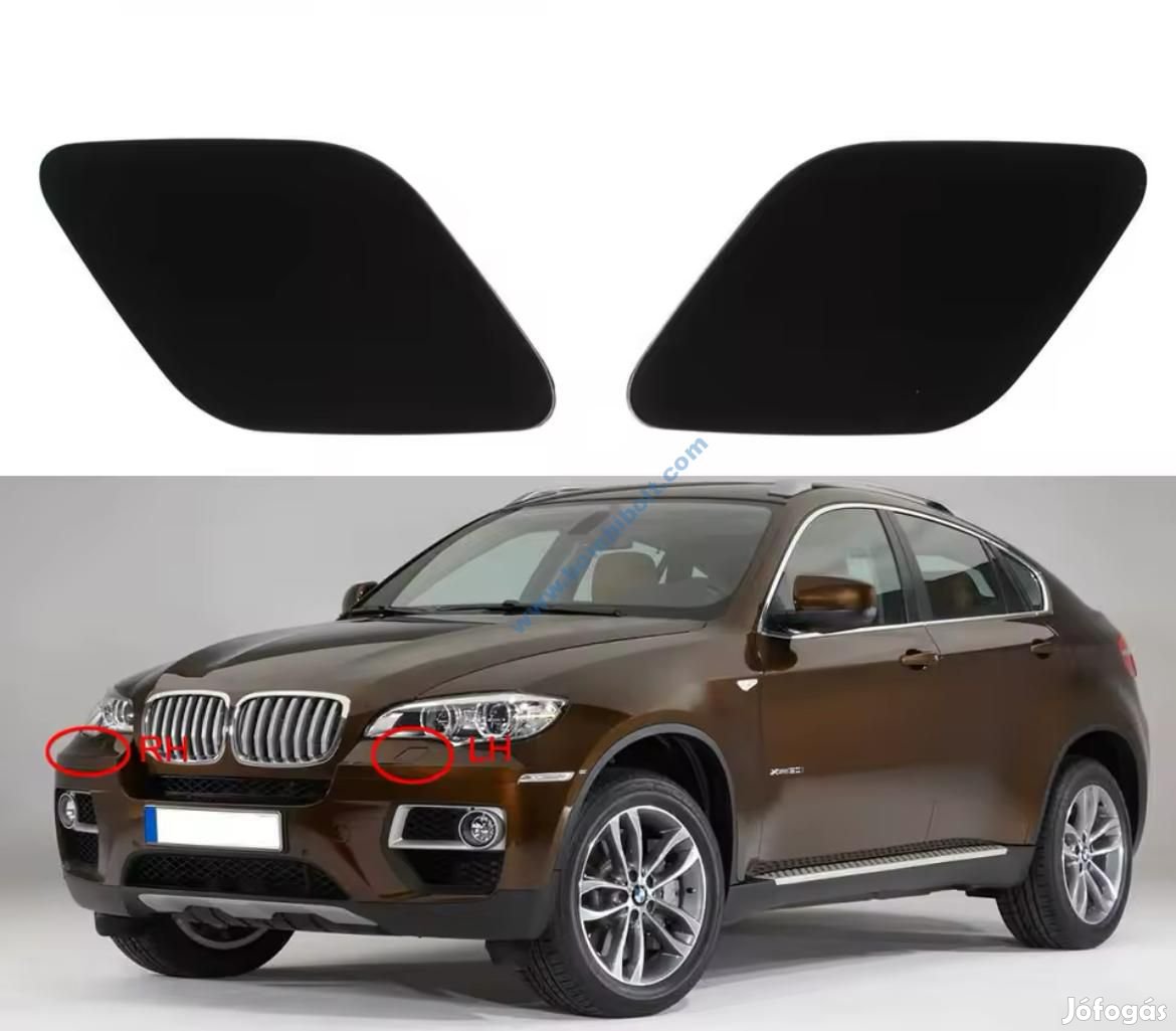 BMW E70 X5, E71 X6 lámpamosó fedél 51657052427, 51657052428