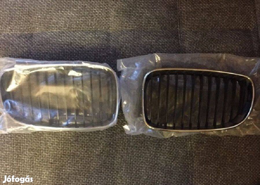 BMW E81 E82 E87 LCI E88 (1-es BMW) vese hűtőrács króm/fekete