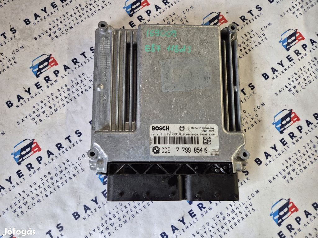 BMW E87 118d M47 ECU motorvezérlő elektronika computer
