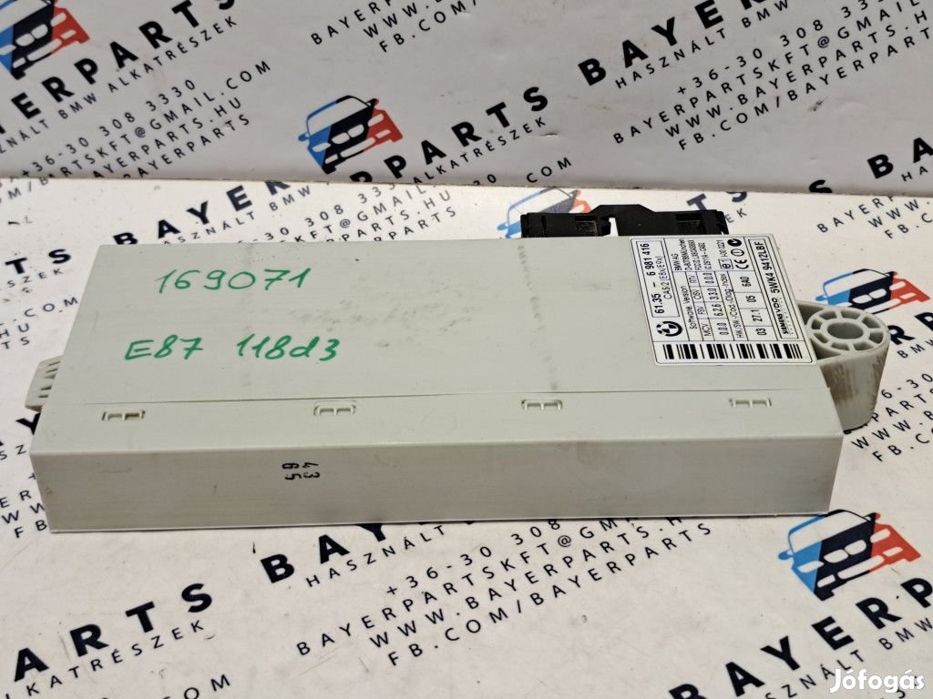 BMW E87 CAS 2 CAS2 modul vezérlő