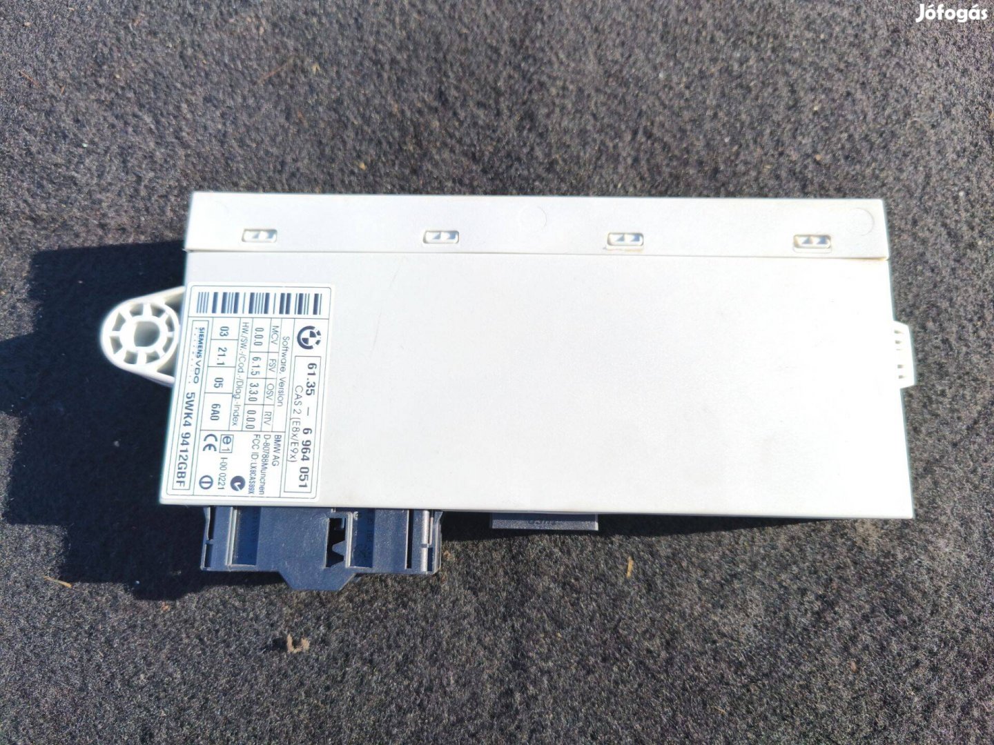 BMW E87 E90 E91 CAS 2 vezérlő komfort elektronika