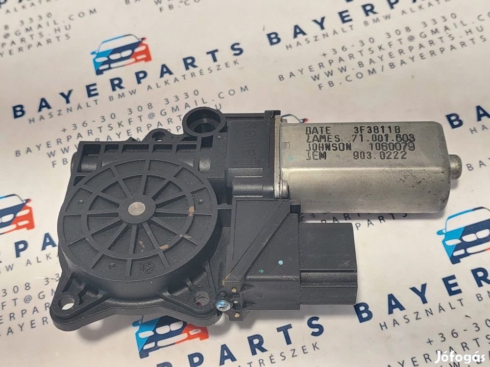 BMW E87 E90 E91 jobb hátsó ablakemelő szerkezet motor kompletten (003