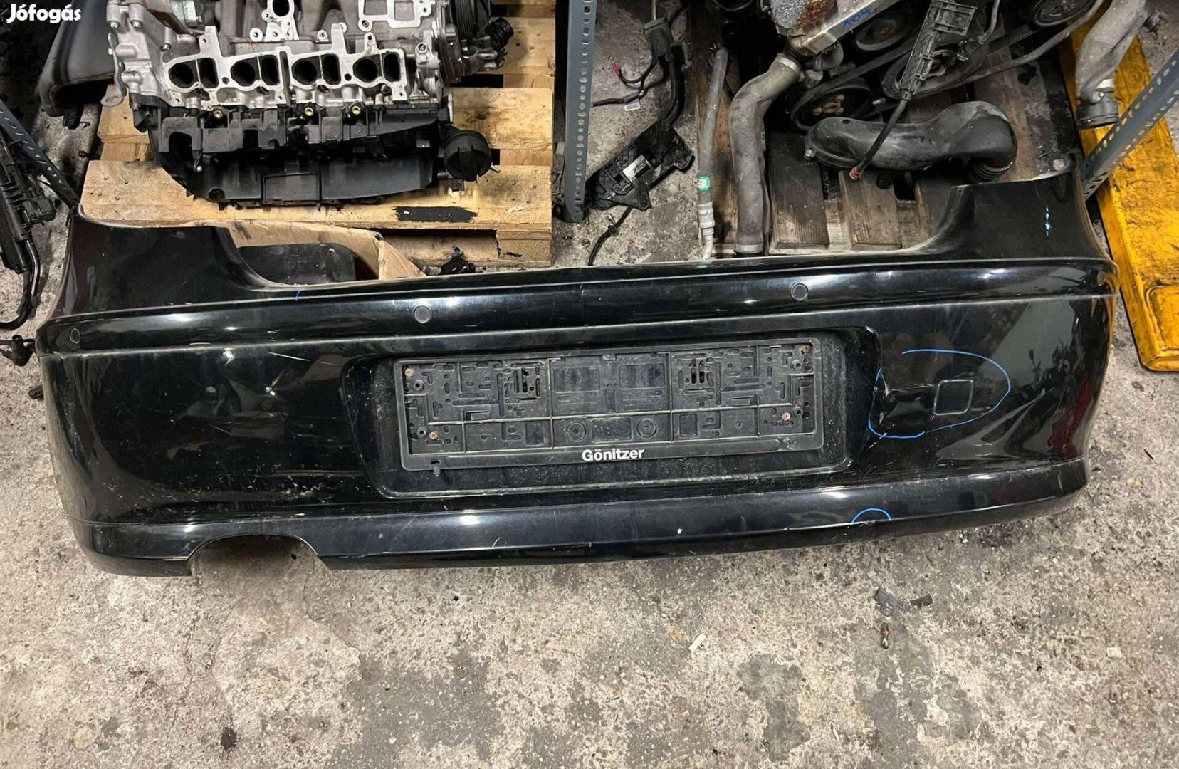 BMW E87 hátsó lökhárító