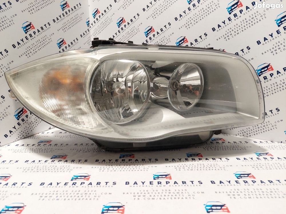 BMW E87 jobb első halogén fényszóró lámpa - angol