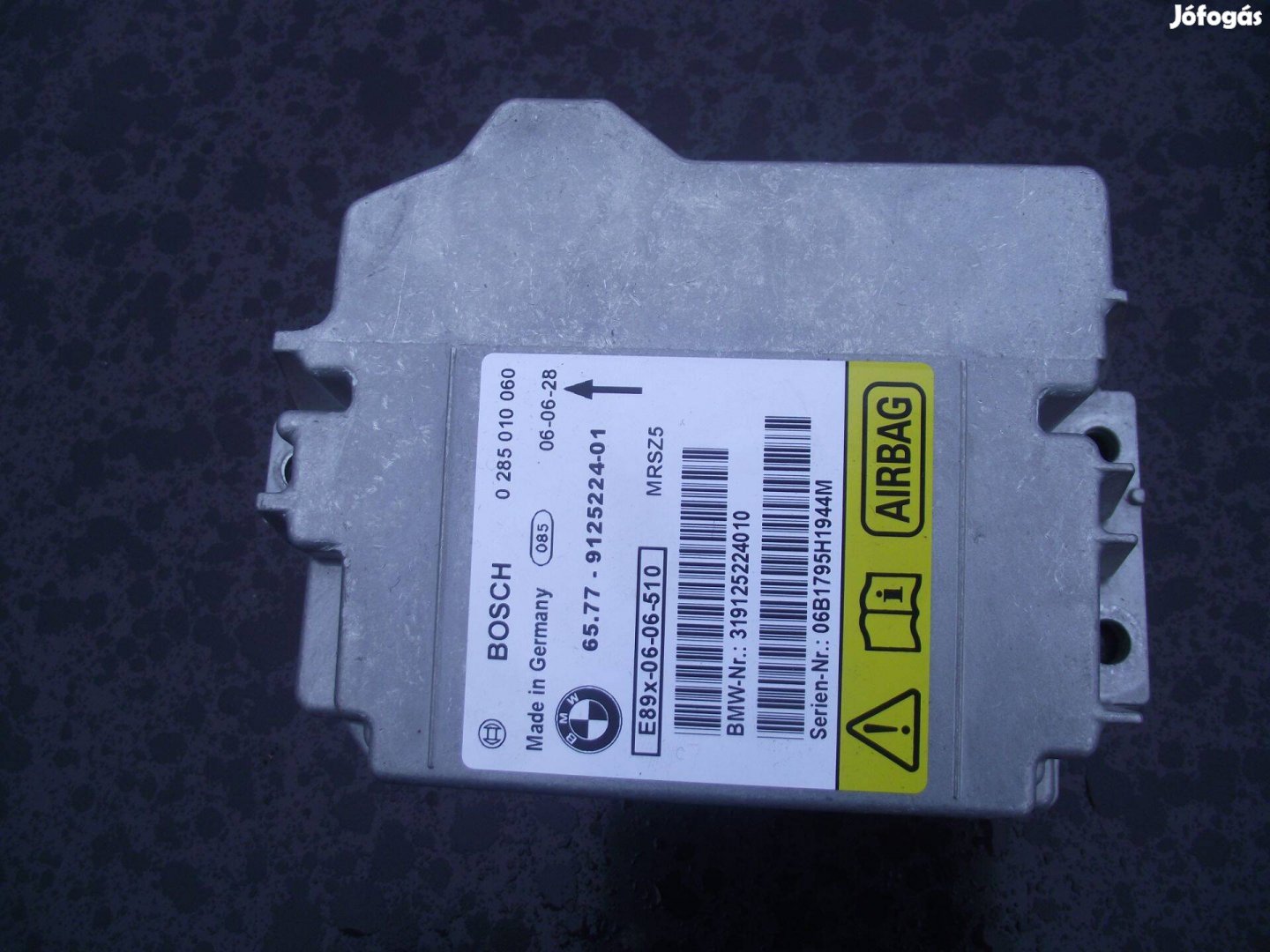 BMW E87 légzsák vezérlő modul 2004-2011 912522401