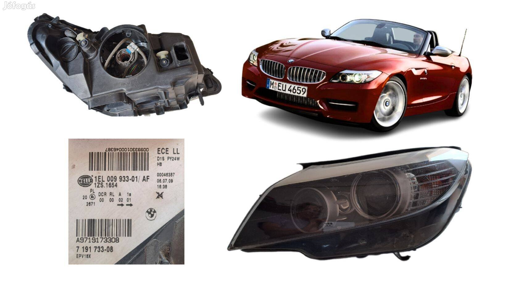 BMW E89 Z4 bal első Bi-Xenon Fényszóró cikkszám 719173308