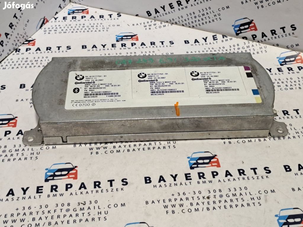 BMW E90 E91E61 E63 E64 Telefon GSM Bluetooth modul module elektronika