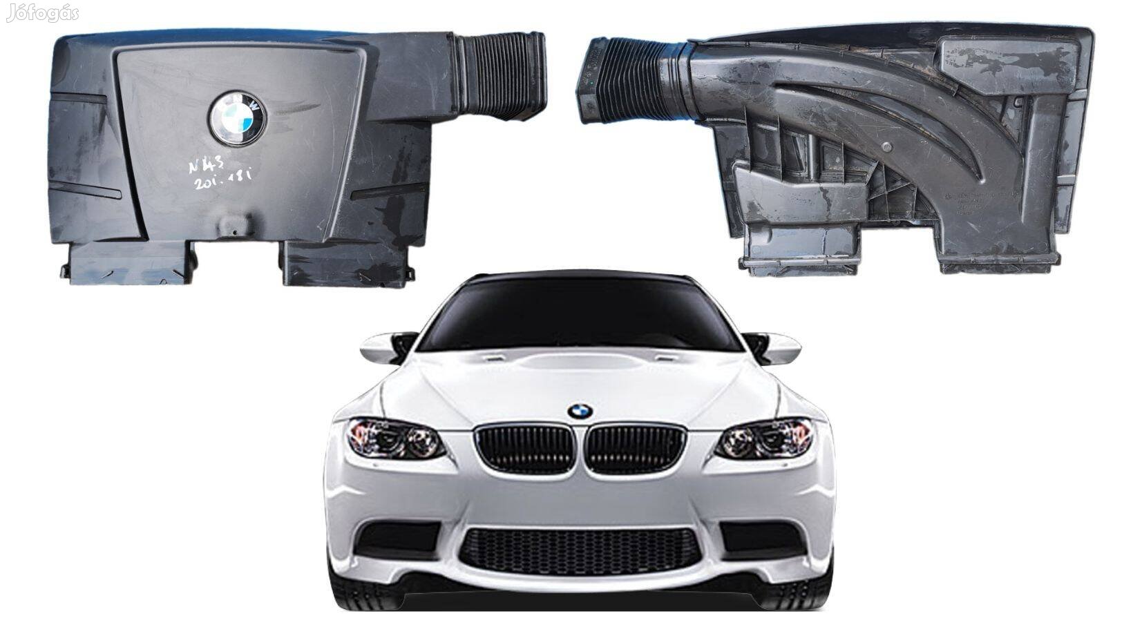 BMW E90 E91 20i 18i motorburkolat, légbevezető, cikkszám 756091802