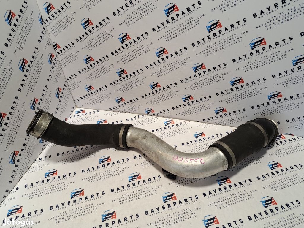 BMW E90 E91 320d M47 163le turbócső intercooler cső