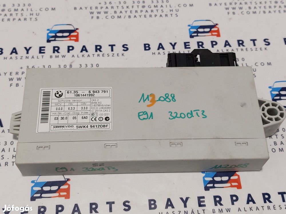 BMW E90 E91 E92 E93 CAS 2 CAS2 modul vezérlő