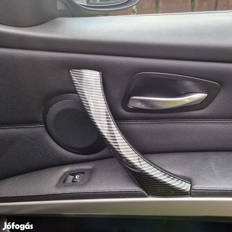 BMW E90 E91 E92 E93 ajtóbehúzó, kapaszkodó külső+belső rész carbon