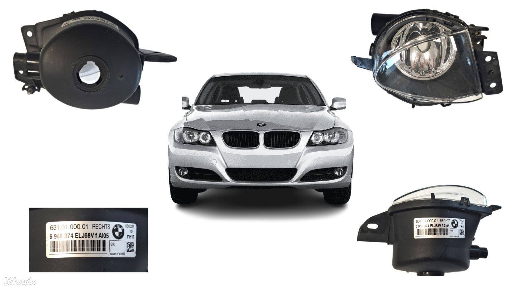 BMW E90 E91 E92 E93 jobb oldali ködlámpabmw E90 E91 , cikkszám 6948374