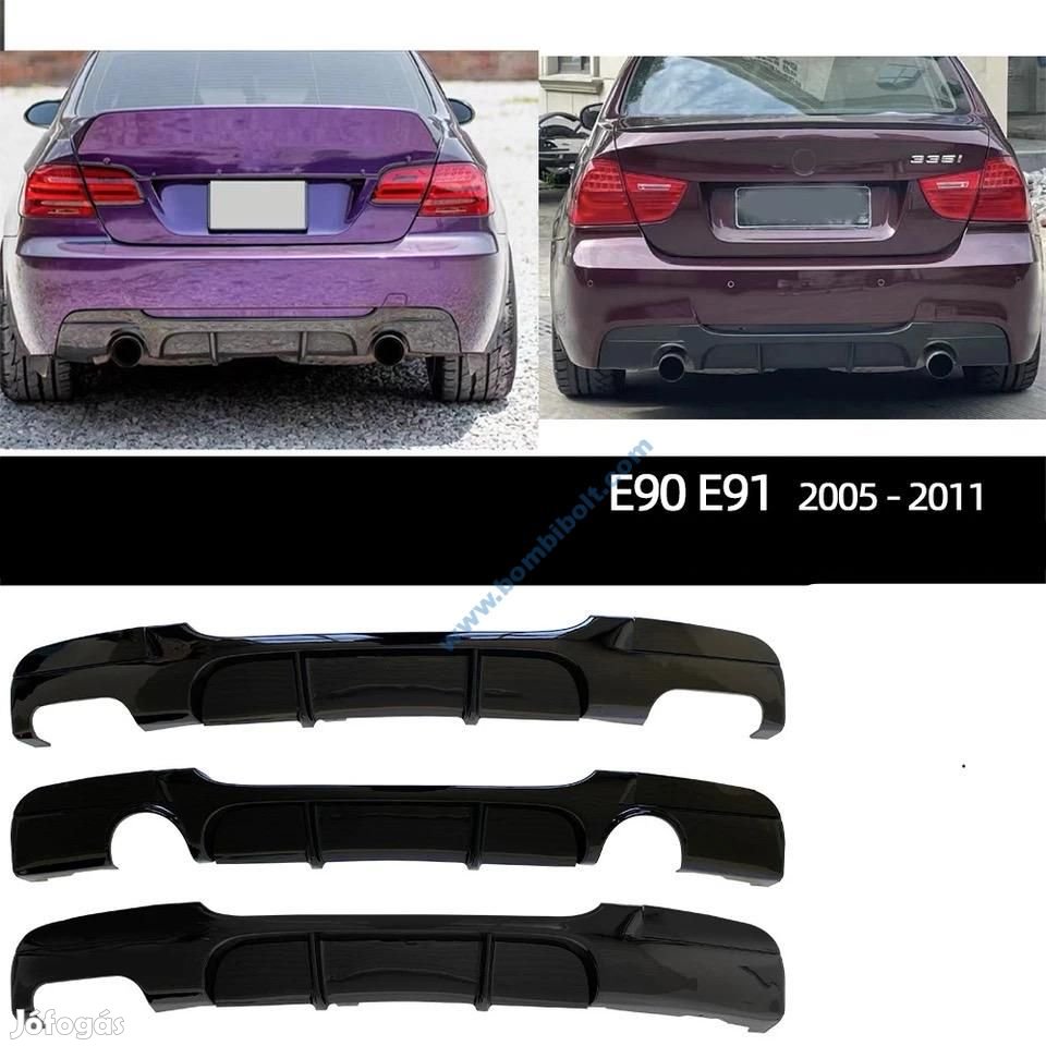 BMW E90 E91 M performance diffúzor 2005-2011