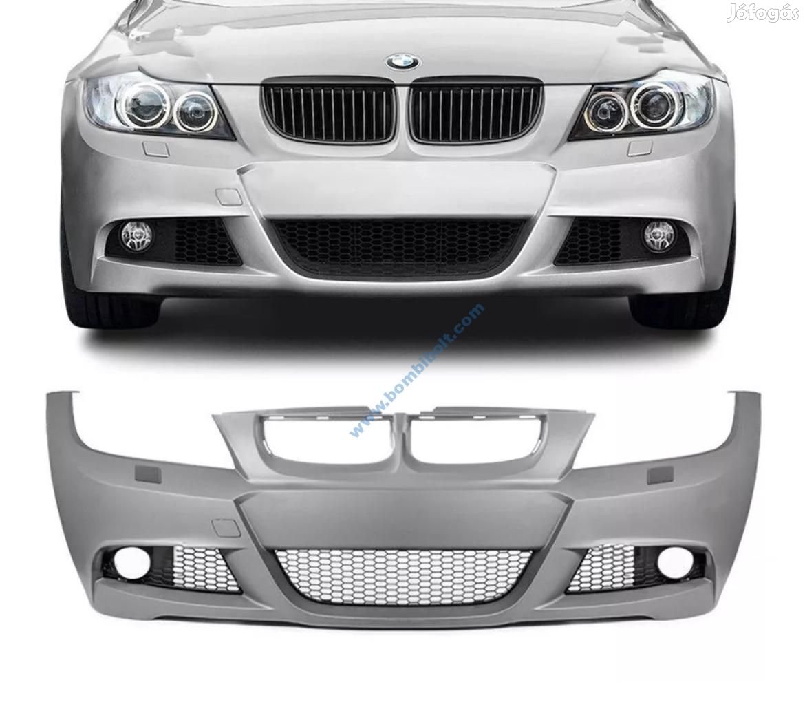 BMW E90 E91 M-tech, M-paket első lökhárító szett 2004-2008