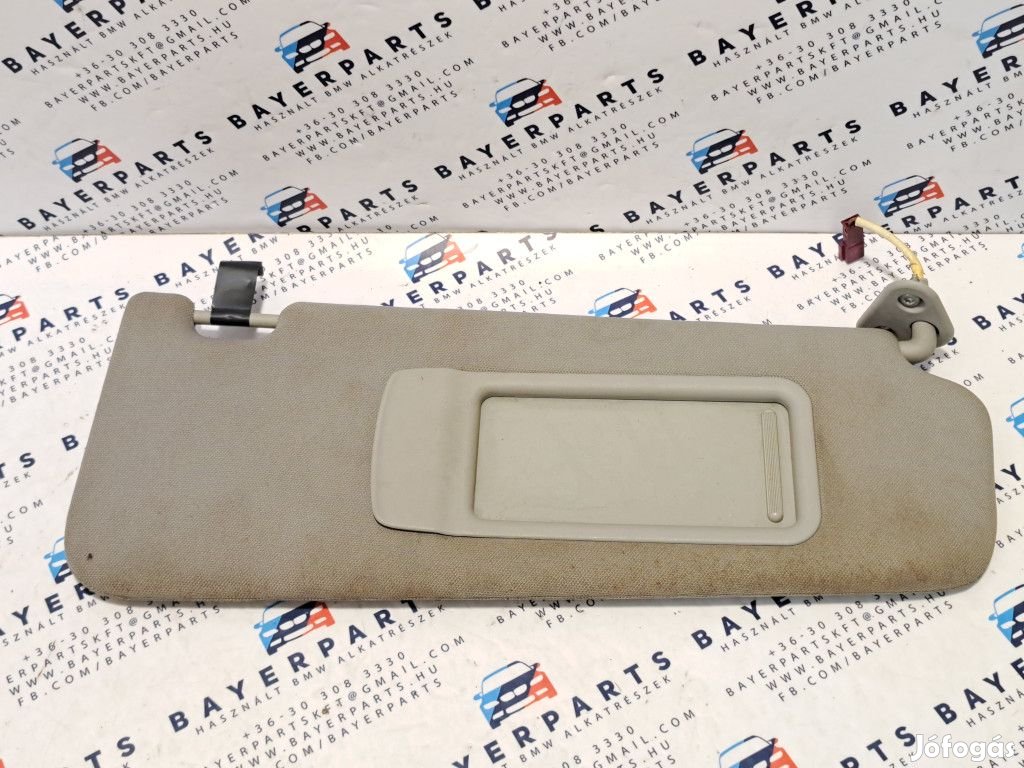 BMW E90 E91 X1 szürke jobb napellenző - koszos