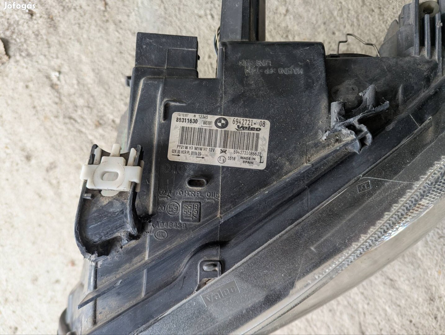 BMW E90E91 első lámpatest