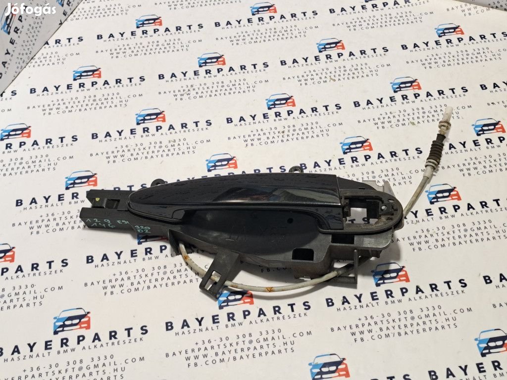 BMW E90 E91 jobb első komplett fekete black sapphire külső