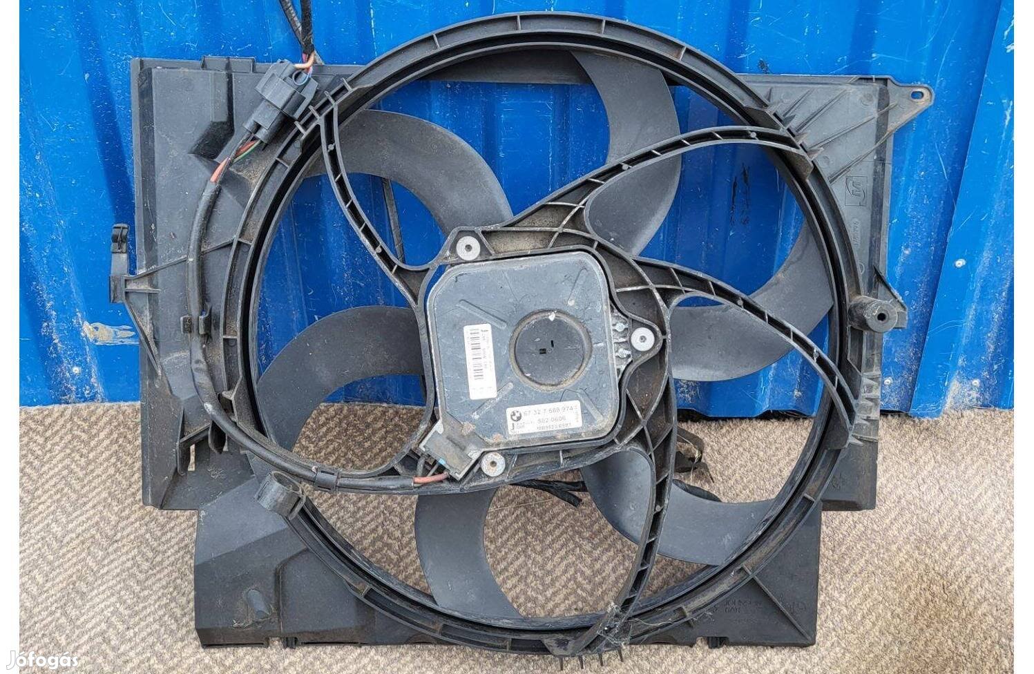 BMW E90, X1, E84, E87 gyári 7588794 ventilátor keret, ventilátor