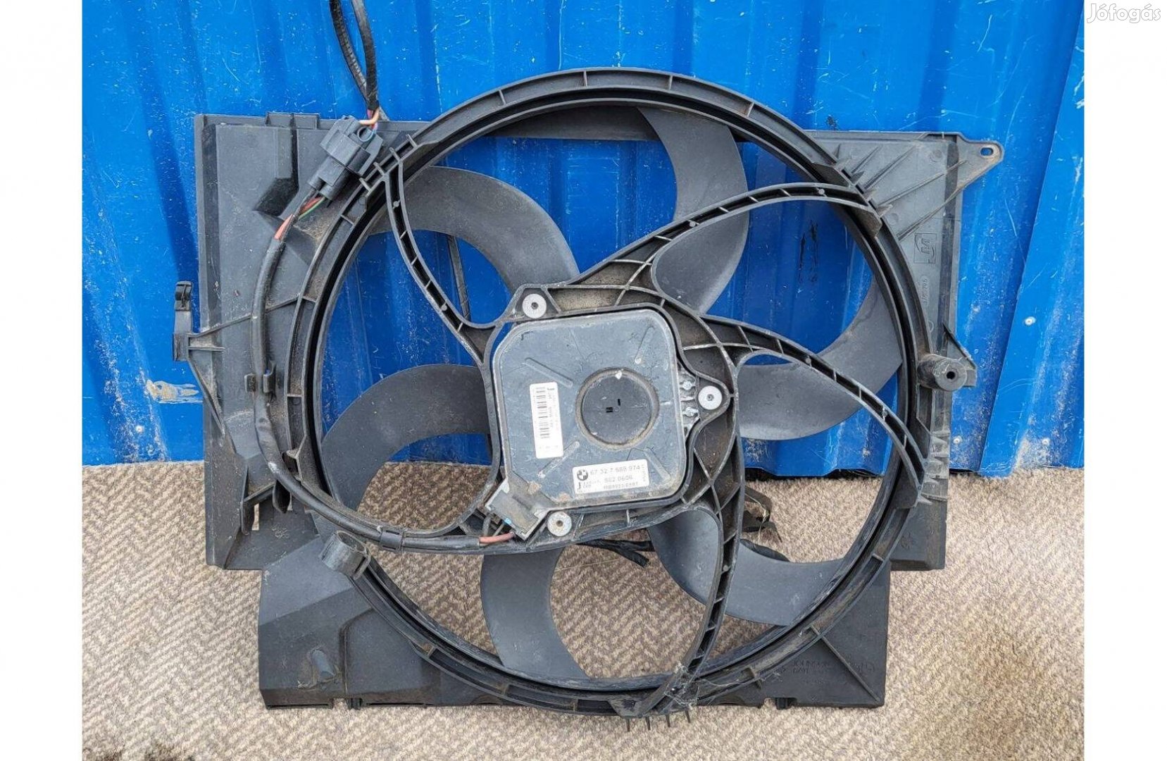 BMW E90, X1, E84, E87 gyári 7588794 ventilátor keret, ventilátor