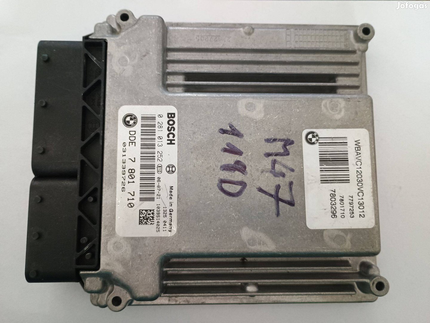 BMW E90 motorvezérlő ECU 0 281 013 252