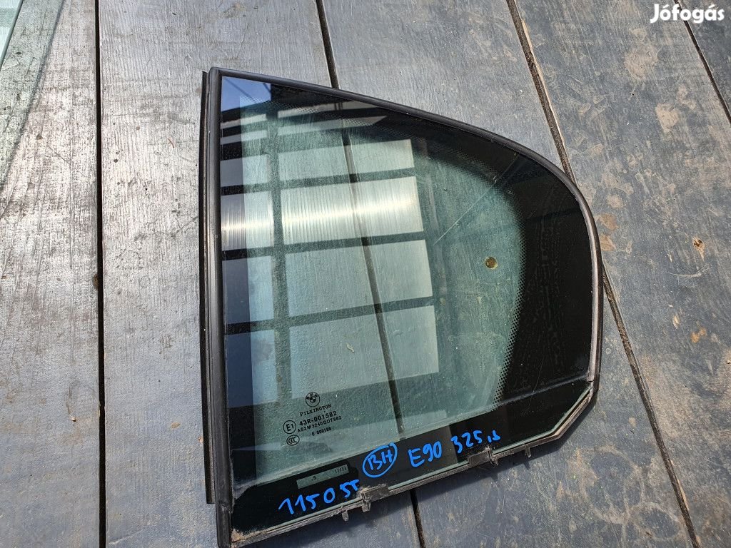 BMW E90 sedan bal hátsó ajtó háromszög kis oldalüveg oldal üveg