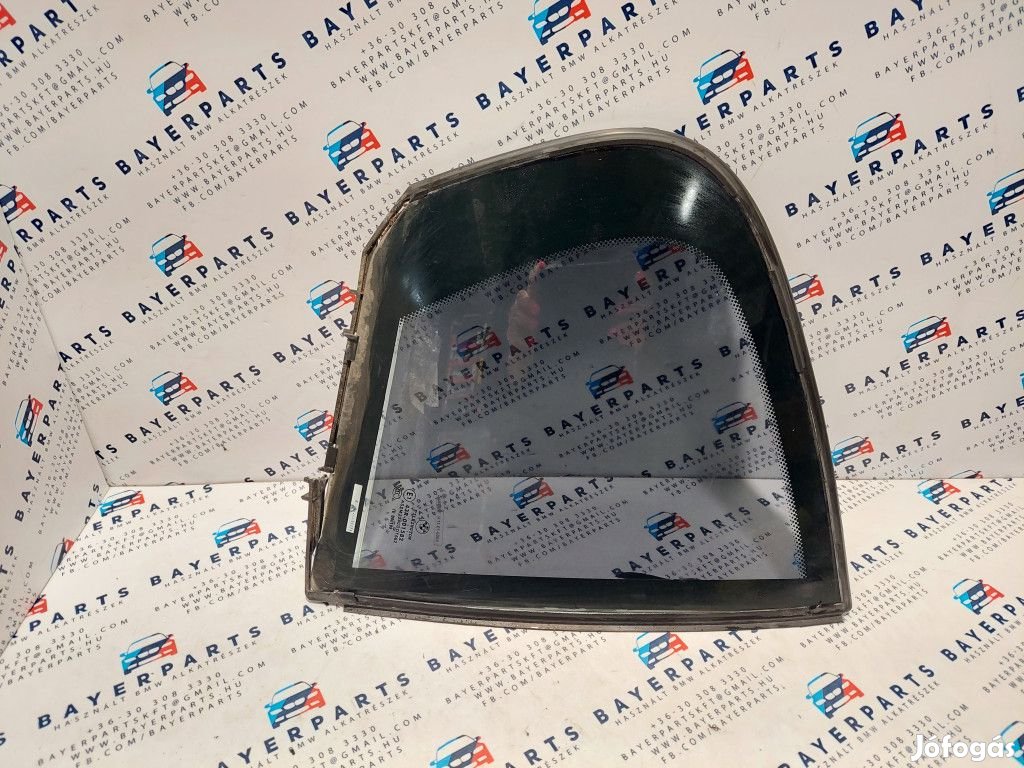 BMW E90 sedan jobb hátsó ajtó háromszög kis oldalüveg oldal üveg