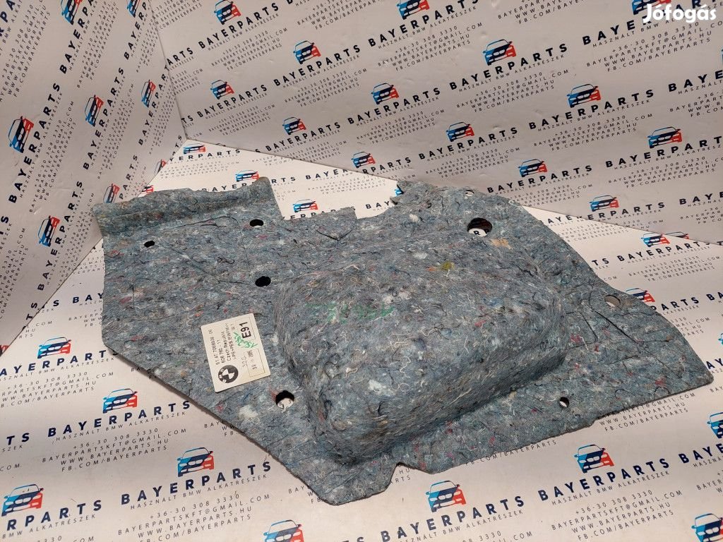 BMW E91 touring szürke bal csomagtér csomagtartó kárpit