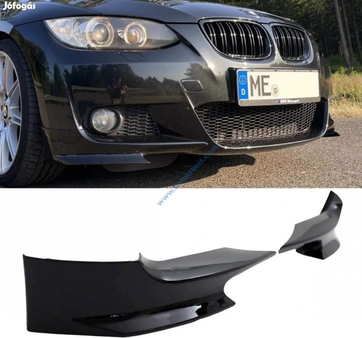 BMW E92 E93 lökhárító toldat, 2006-2009