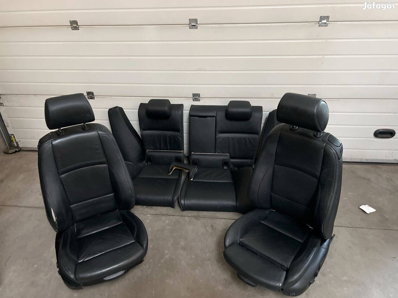 BMW E92 fekete bőr, M csomagos fűthető ülés szett