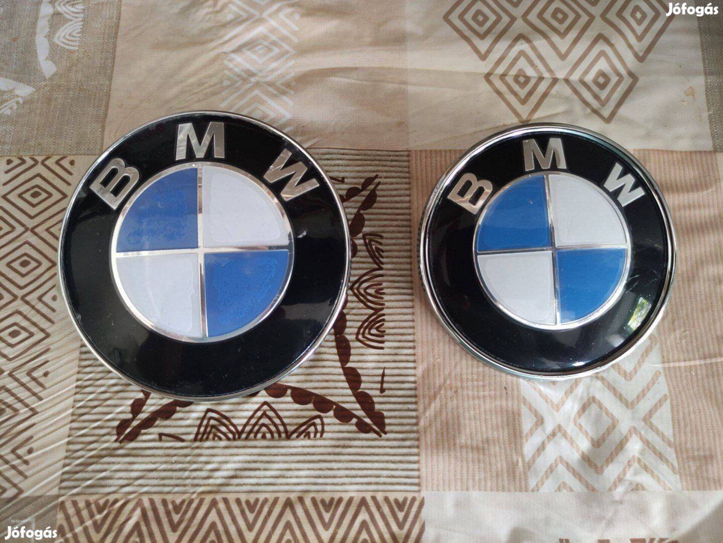 BMW Embléma 74mm, 82mm kék színben és fekete színben