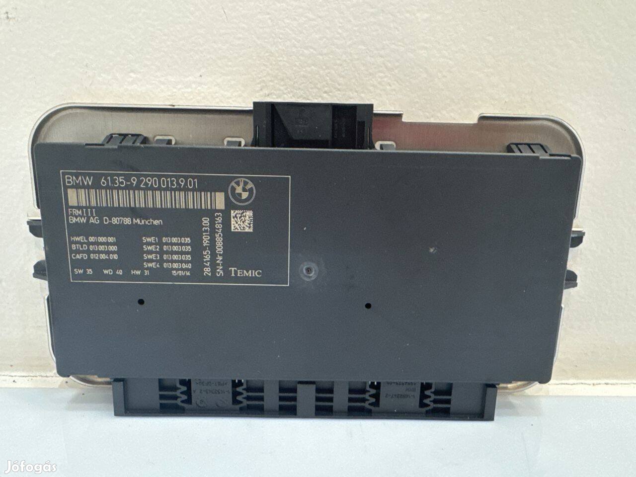 BMW F07 F10 F01 F25 F26 FRM3 világítás elektronika 61359290013