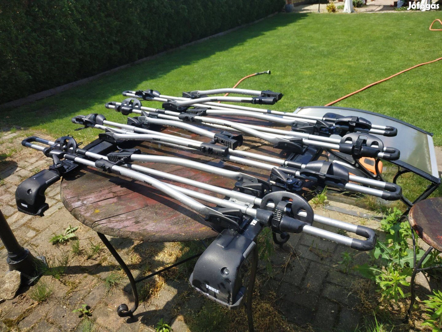 BMW F10 530D Thule Wingbar 9595B Black Tetőcsomagtartó eladó