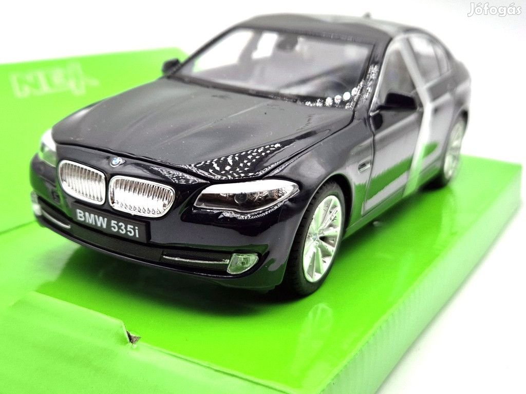 BMW F10 535i (2010) fekete - Welly - 1:24