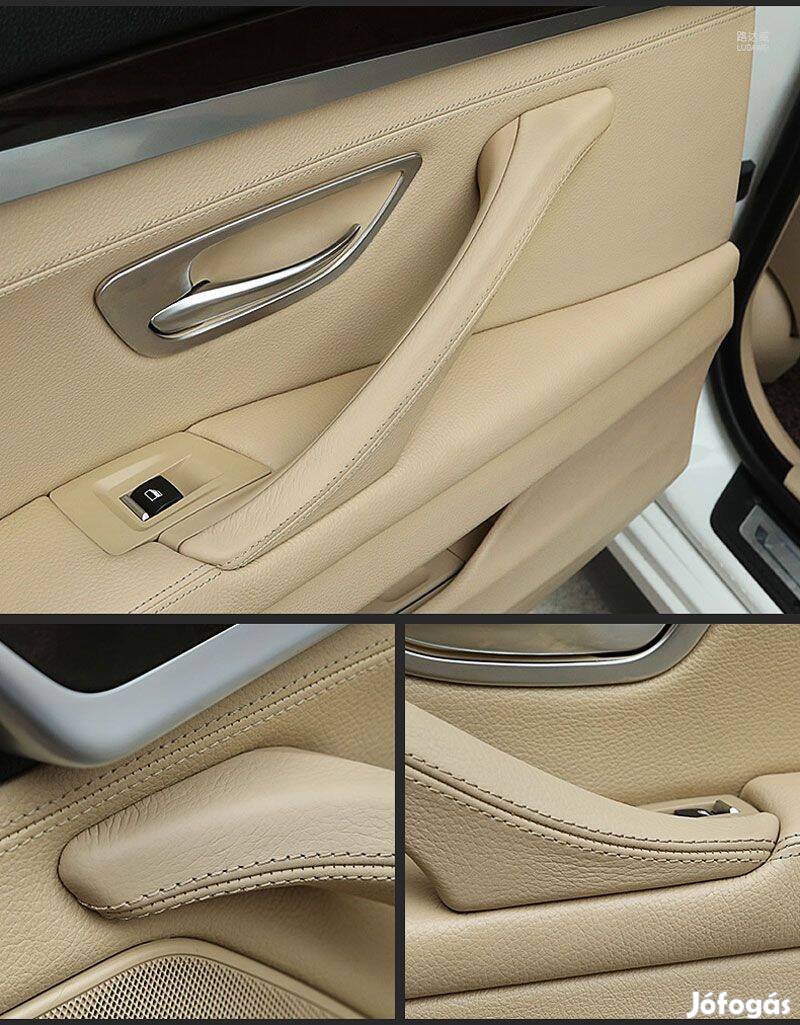 BMW F10 F11 ajtóbehúzó kapaszkodó ajtó fogantyú belső+külső rész Bézs