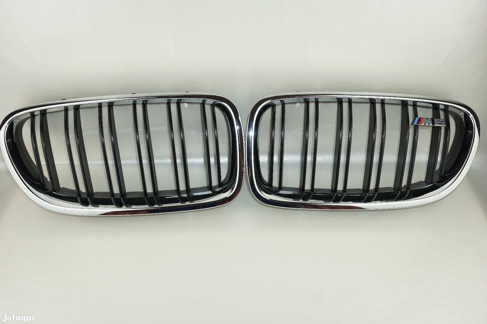 BMW F10 F11 preface (5-ös limusin, touring) vese króm dupla pálcás szö