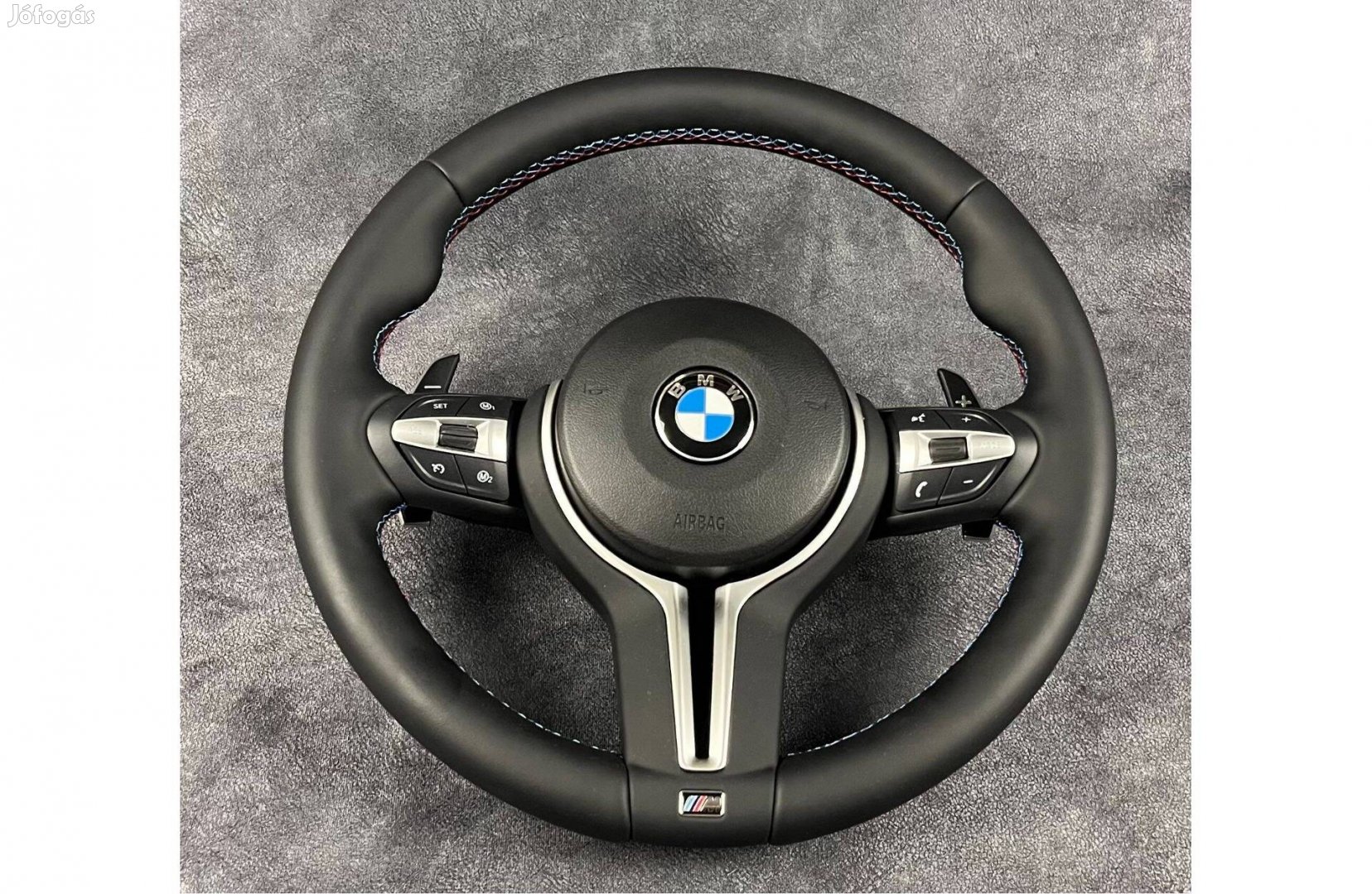 BMW F11, F10, F01, F02, F07 bőr M-Sport kormány, M-packet