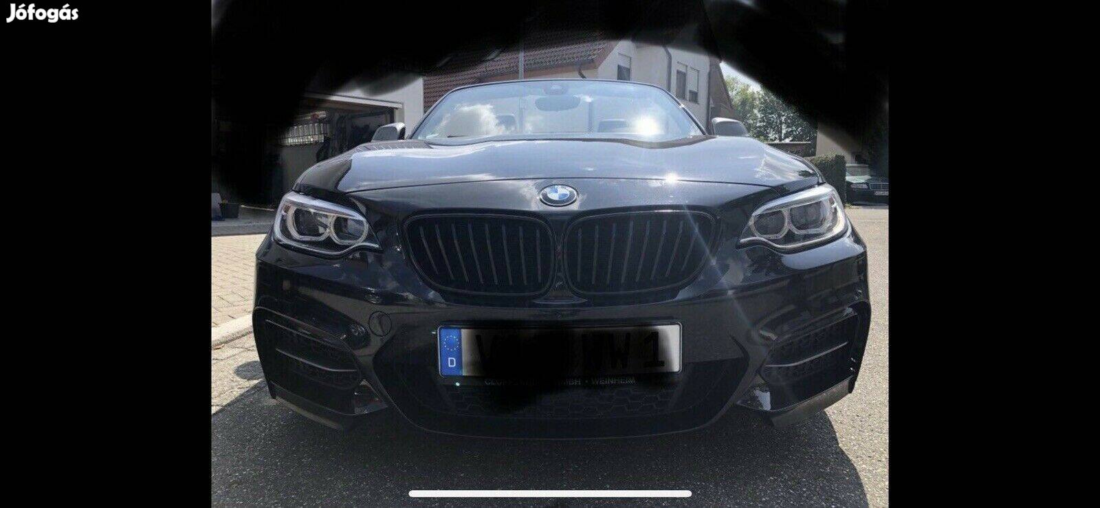 BMW F22, F23 (2-es BMW) vese / hűtőrács matt fekete