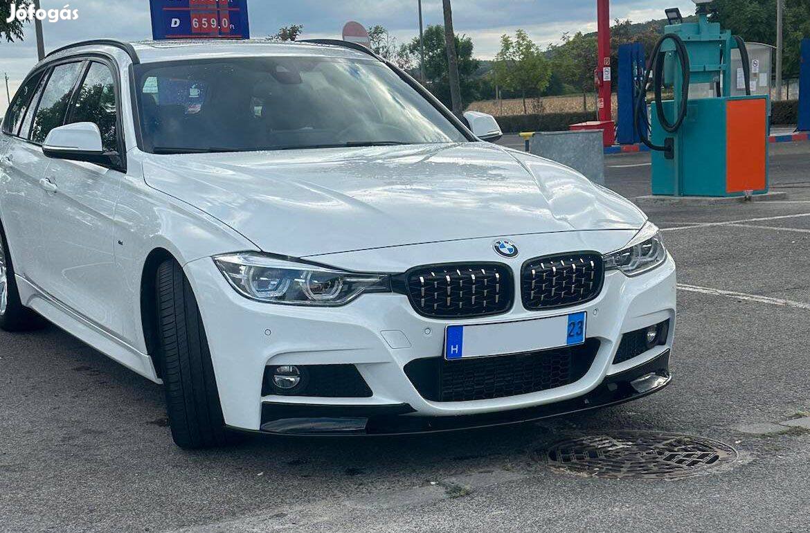 BMW F30 F31 F35 vese díszrács / hűtőrács Gyémánt pálcás fekete/fek-kr