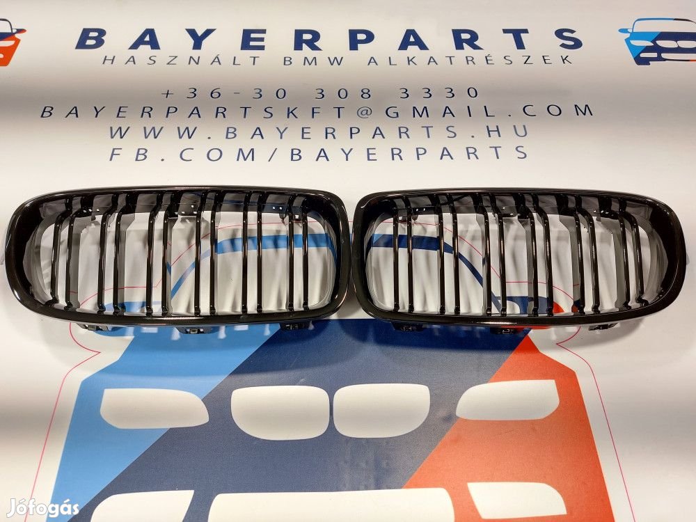 BMW F30 F31 új fényes fekete dupla vese hűtőrács