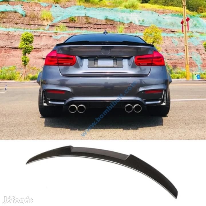 BMW F30 M4 style spoiler / szárny, fényes fekete