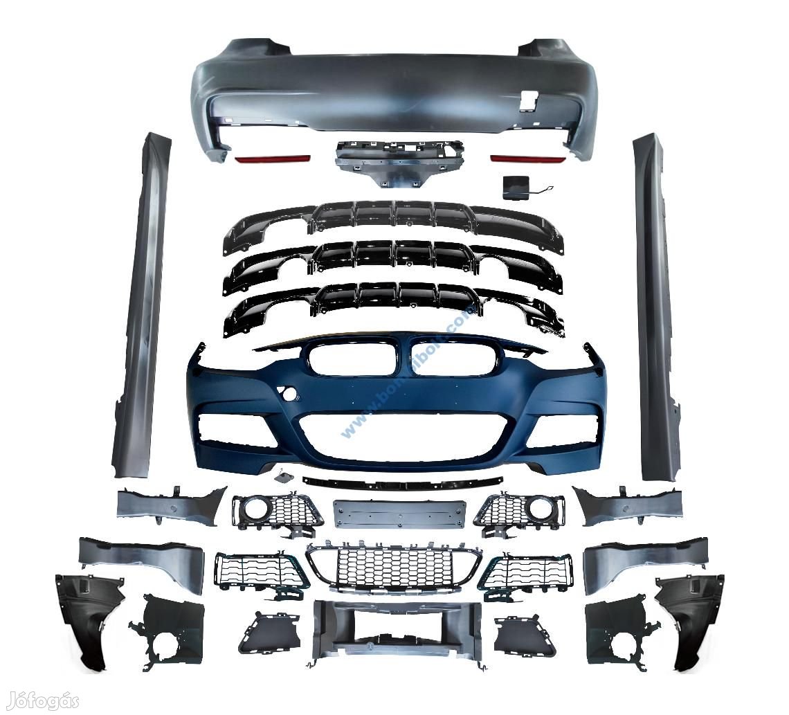 BMW F30 M-tech, M-Paket szedán lökhárító szett 2012-2019